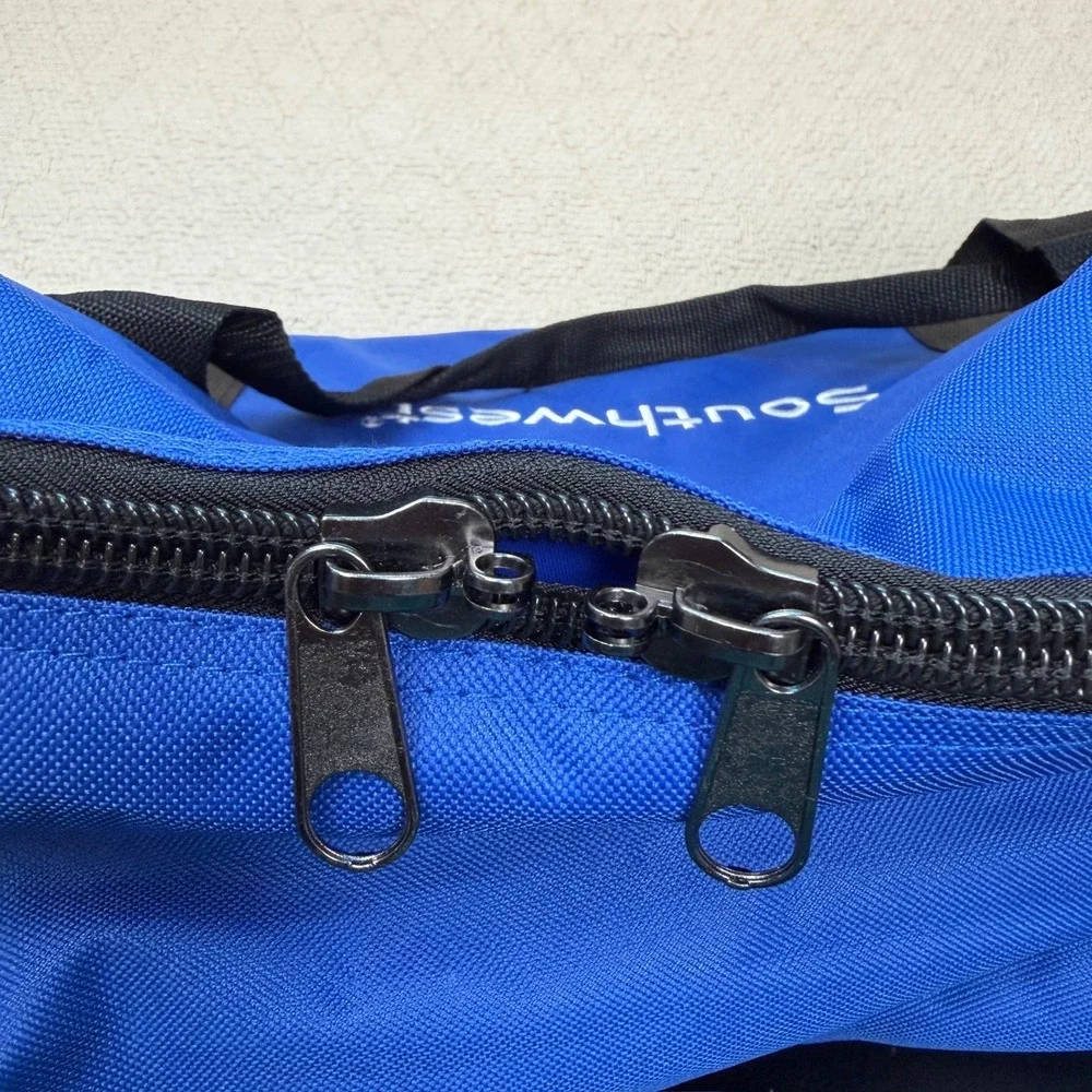 Southwest Airlines Blue Duffel Bag Travel Carry On Embroidered Logo HALO 24 Inch